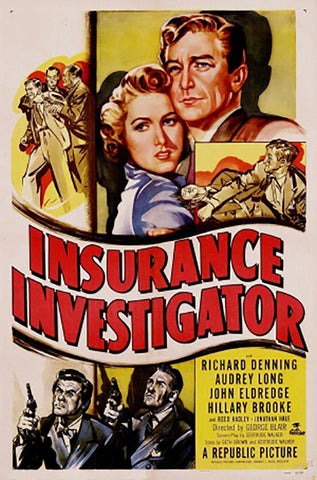 Wall Art, Insurance Investigator | Retro Movie Poster, - PosterGully - 1