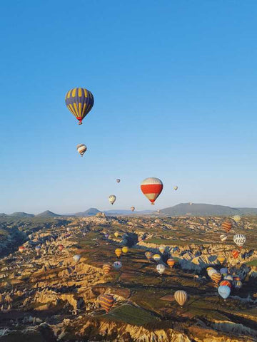Wall Art, Hot Air Balloons At Turkey 1 Artwork