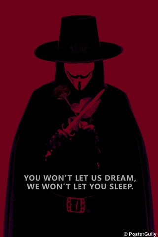 Wall Art, V For Vendetta | Sleep Artwork, - PosterGully