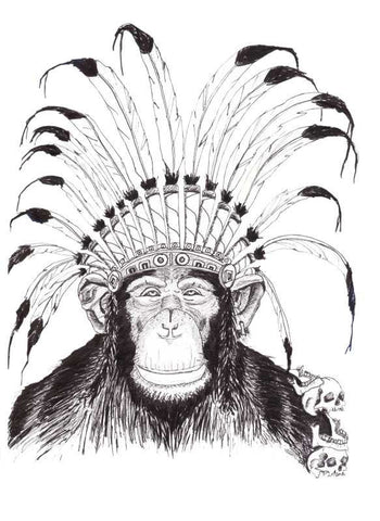 Brand New Designs, King Chimpanzee  Sketch Artwork