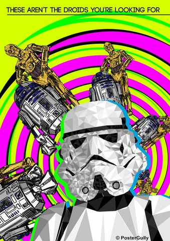 Wall Art, Stormtrooper Droids Artwork, - PosterGully