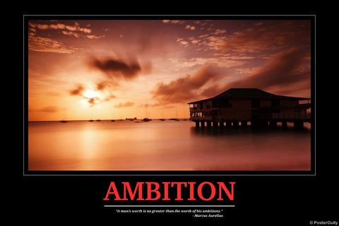 Wall Art, Ambition | Motivational, - PosterGully