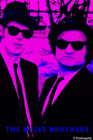 Wall Art, Blues Brother Purple, - PosterGully