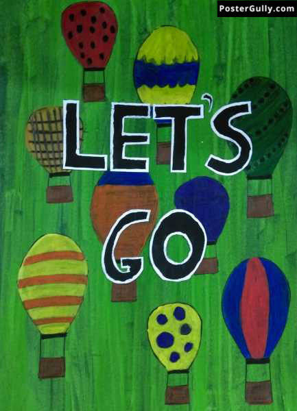 Wall Art, Lets Go Artwork