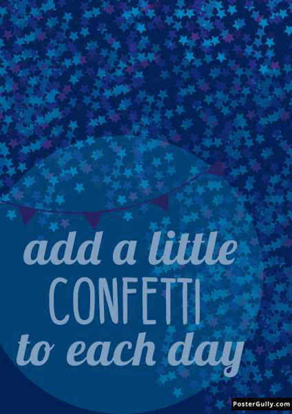Wall Art, Confett To Each day Arwork 1