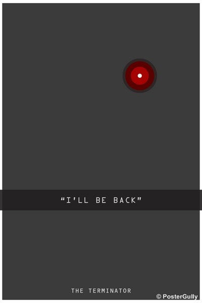 Wall Art, I'll Be Back | The Terminator, - PosterGully
