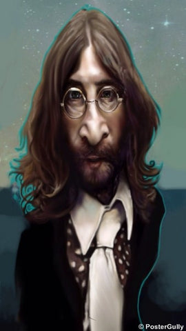 Wall Art, John Lennon Caricature, - PosterGully