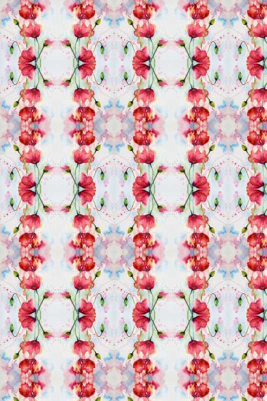 Wall Art, Abstract Floral Pattern Artwork