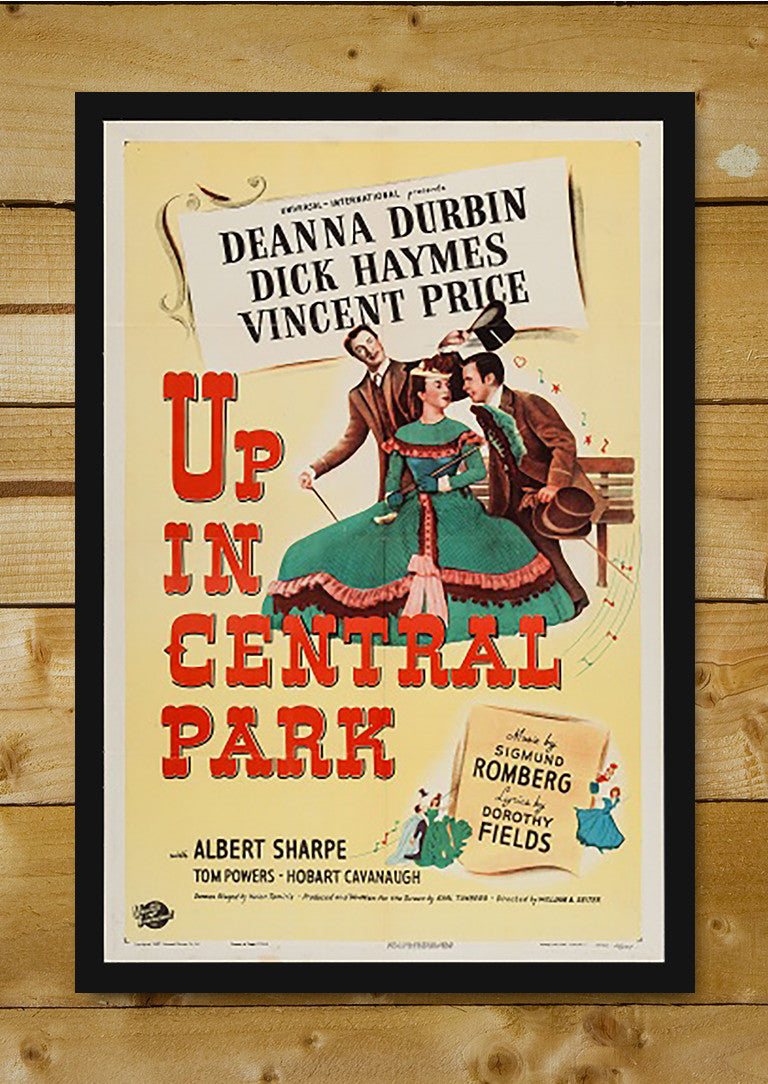 Wall Art, Up In Central Park | Retro Movie Poster, - PosterGully - 2