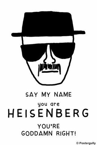 Wall Art, Heisenberg | Breaking Bad Sketch, - PosterGully