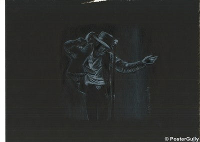 Wall Art, Michael Jackson Oil Pastel, - PosterGully