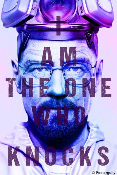 Wall Art, The One Who Knocks | Breaking Bad Purple, - PosterGully