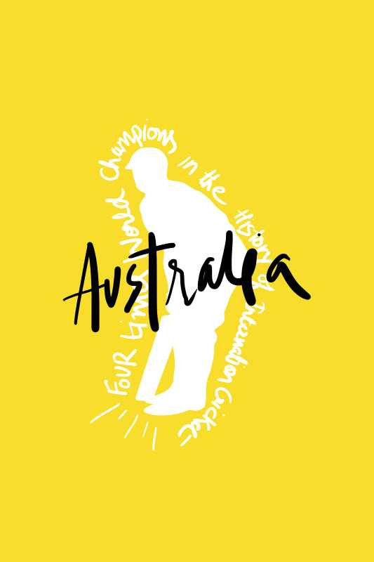 Wall Art, Australia Cricket Champions Artwork