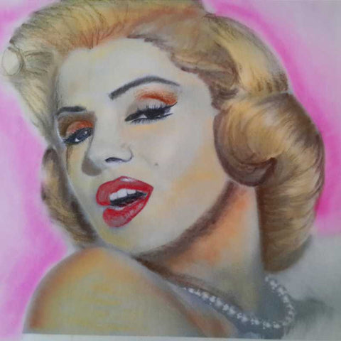 Square Art Prints, Marilyn Monroe 3 Artwork