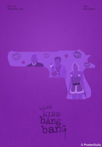 Wall Art, Kiss Kiss Bang Bang, - PosterGully
