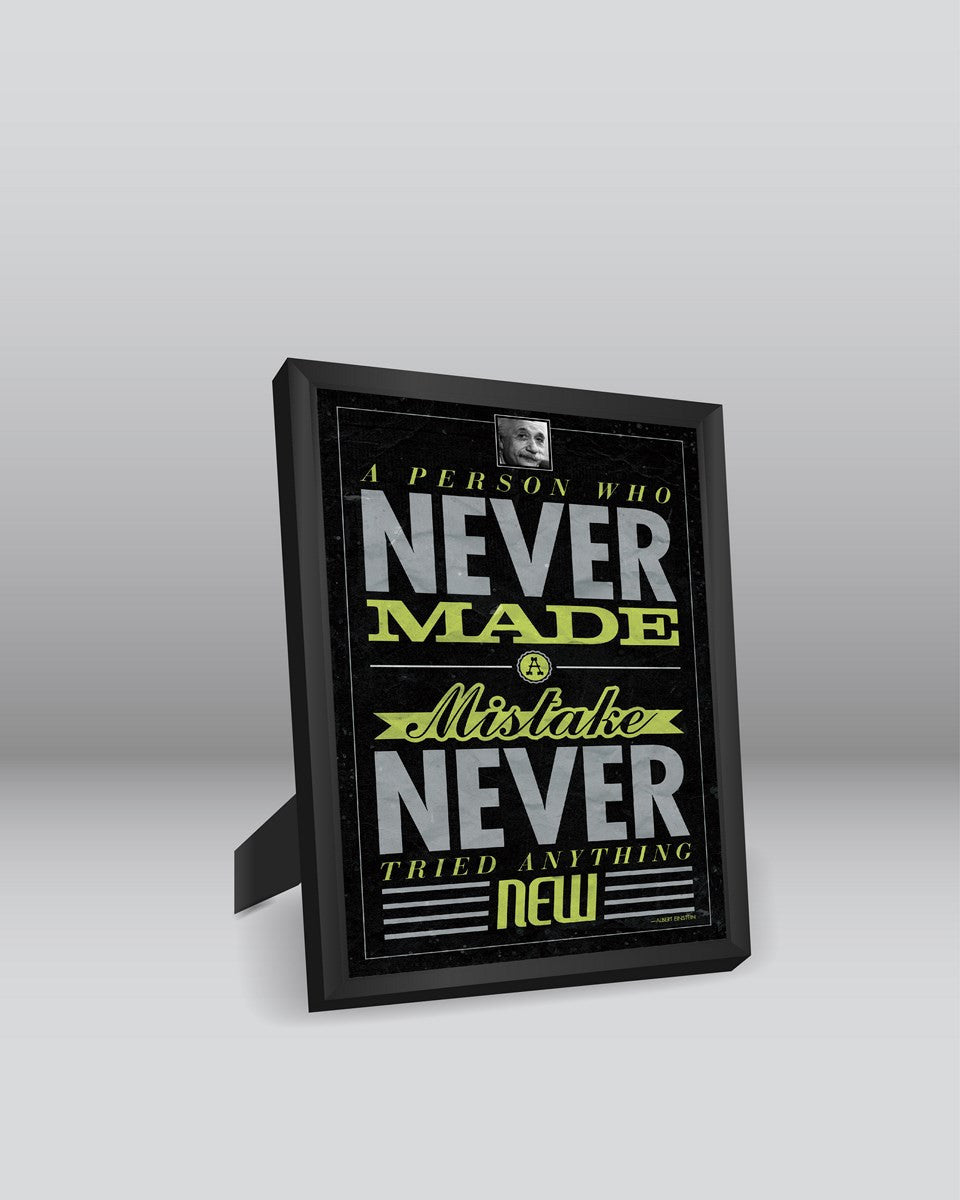 Framed Art, Einstein Quote Framed Art Print, - PosterGully - 2