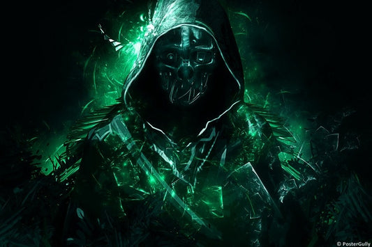 Wall Art, Dishonored Encrypted Artwork, - PosterGully
