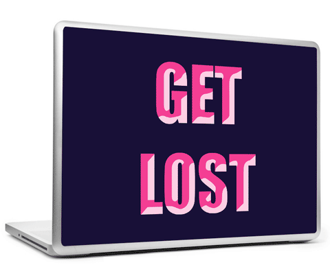 Laptop Skins, Get Lost Humour Laptop Skin, - PosterGully