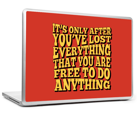 Laptop Skins, Free To Do Anything | Fight Club Laptop Skin, - PosterGully