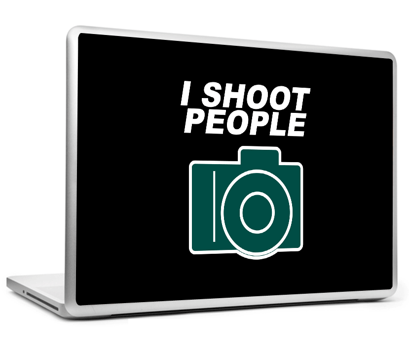 Laptop Skins, I Shoot People Laptop Skin, - PosterGully