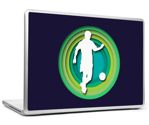 Laptop Skins, Visions Of Football Laptop Skin, - PosterGully