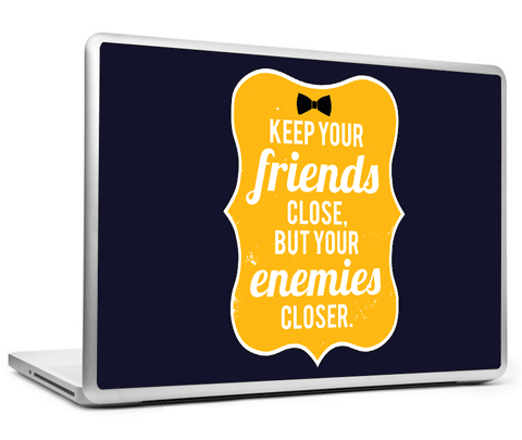 Laptop Skins, Friends And Enemies Godfather Laptop Skin, - PosterGully