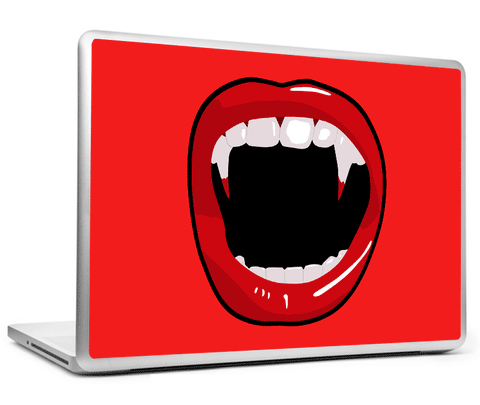 Laptop Skins, Vampire Teeth Laptop Skin, - PosterGully