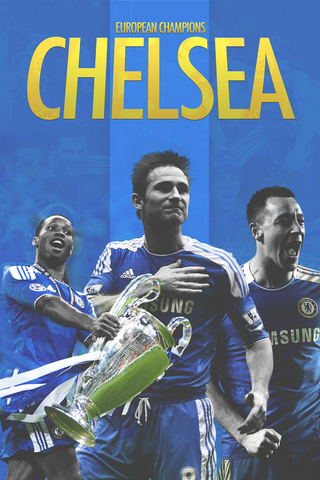 PosterGully Specials, European Champions Chelsea, - PosterGully