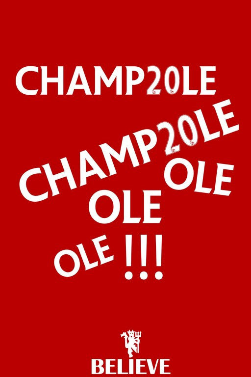 PosterGully Specials, Champ20le Ole Ole | Believe, - PosterGully