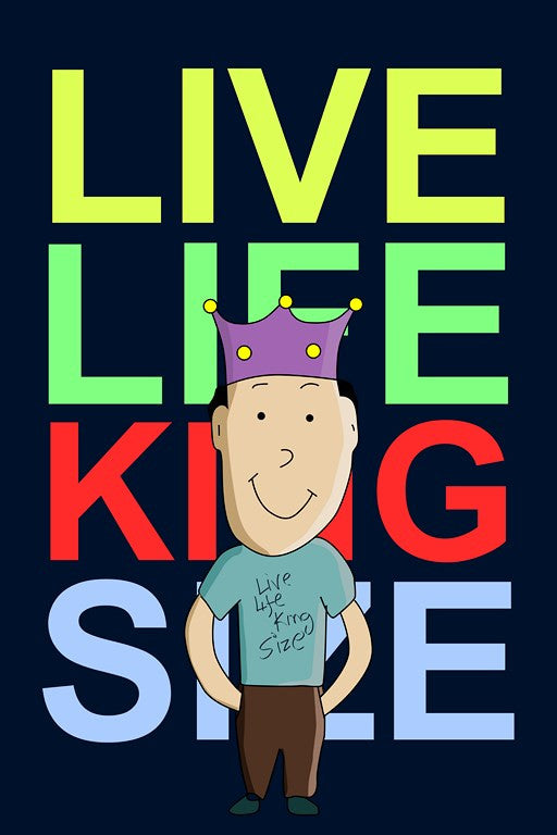 Wall Art, Live Life King Size, - PosterGully