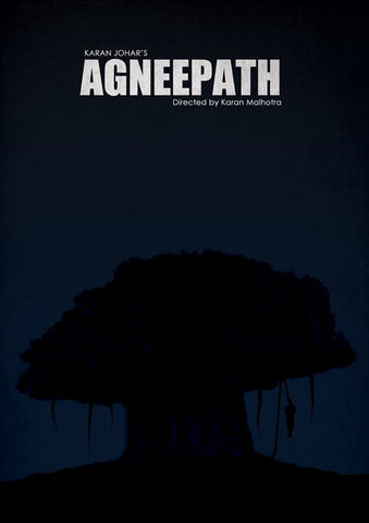 PosterGully Specials, Agneepath Minimal Art, - PosterGully