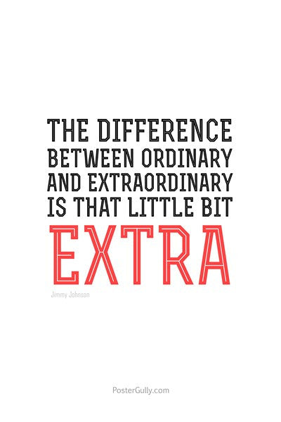 Wall Art, Be ExtraOrdinary, - PosterGully