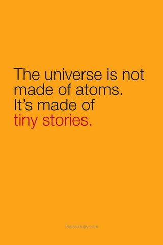 Wall Art, Universe Is Made Of Tiny Stories, - PosterGully