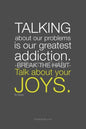 Wall Art, Talk About Your Joys, - PosterGully