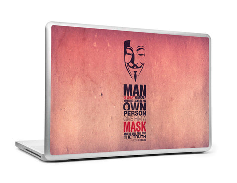 Laptop Skins, Oscar Wilde & V For Vendetta | Laptop Skin, - PosterGully