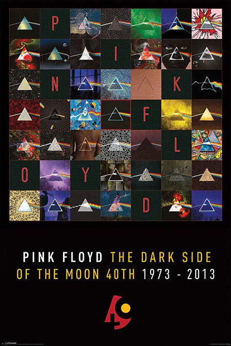 Maxi Poster, Pink Floyd - Dark Side of the Moon - 40th Anniversary, - PosterGully
