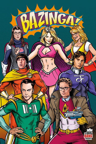 Maxi Poster, Big Bang Theory | Superheroes, - PosterGully