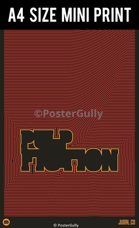 Mini Prints, Pulp Fiction: Minimalist | Mini Print, - PosterGully