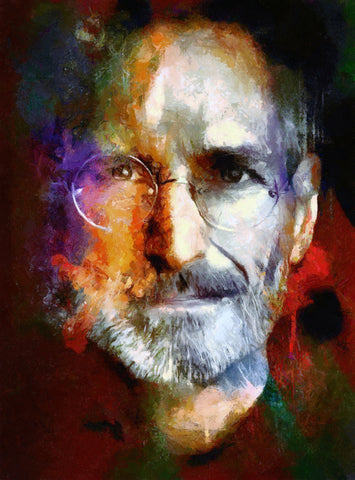 PosterGully Specials, Steve Jobs | In Colours, - PosterGully
