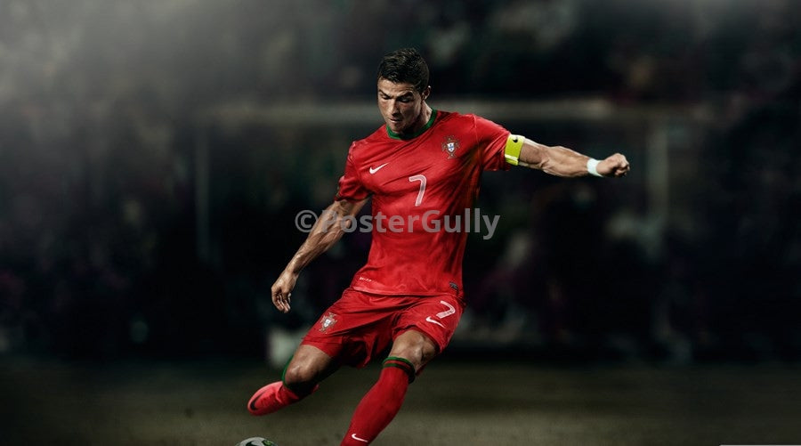 Cristiano Ronaldo Scores Buy High Quality Posters and Framed Posters Online All in One Place