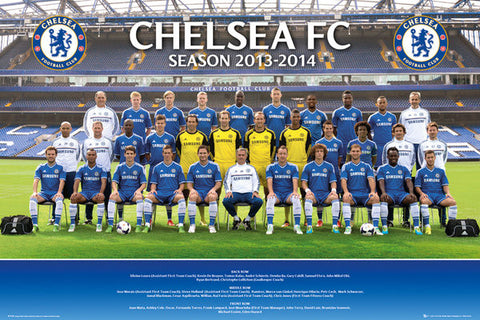 Maxi Poster, Chelsea Team Photo 13/14 Maxi Poster, - PosterGully