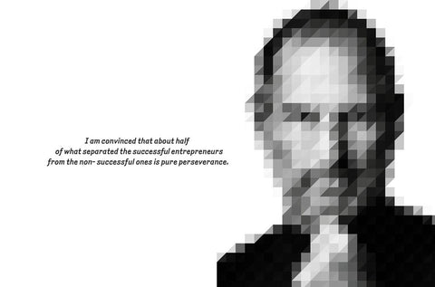 Seven Rays, Steve Jobs - Perseverance, - PosterGully