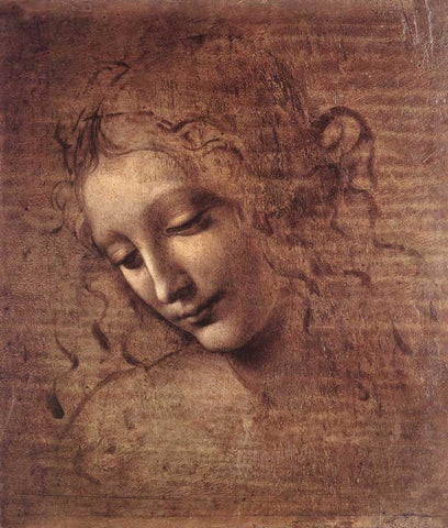 Seven Rays, Female Head by Leonardo da Vinci, - PosterGully