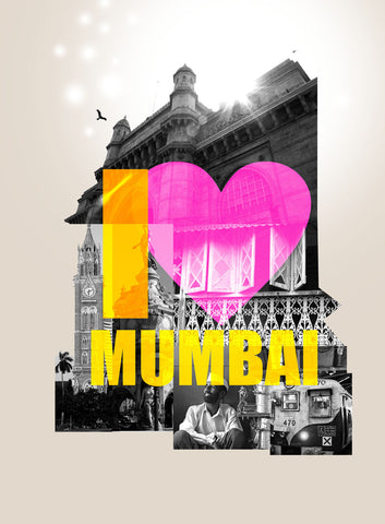 Seven Rays, I love Mumbai, - PosterGully