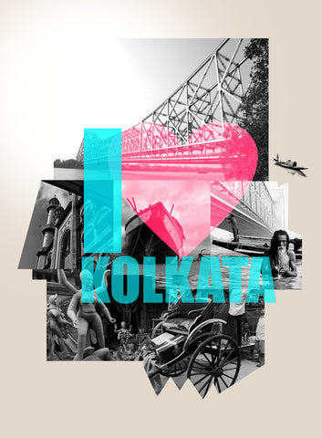 Seven Rays, I love Kolkatta, - PosterGully