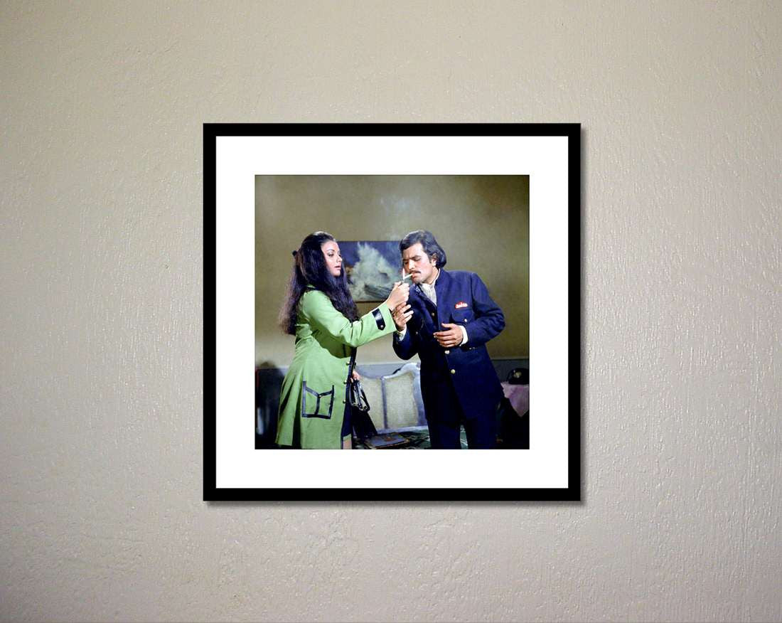 Seven Rays, Rajesh Khanna & Yogeeta Bali in Ajnabee Framed, - PosterGully