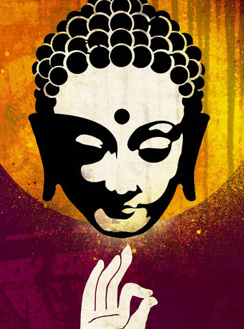Seven Rays, Gautama Buddha Vitarka Mudra, - PosterGully