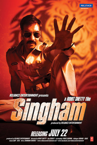Seven Rays, Singham Movie Poster, - PosterGully