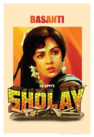 Seven Rays, Sholay Basanti, - PosterGully