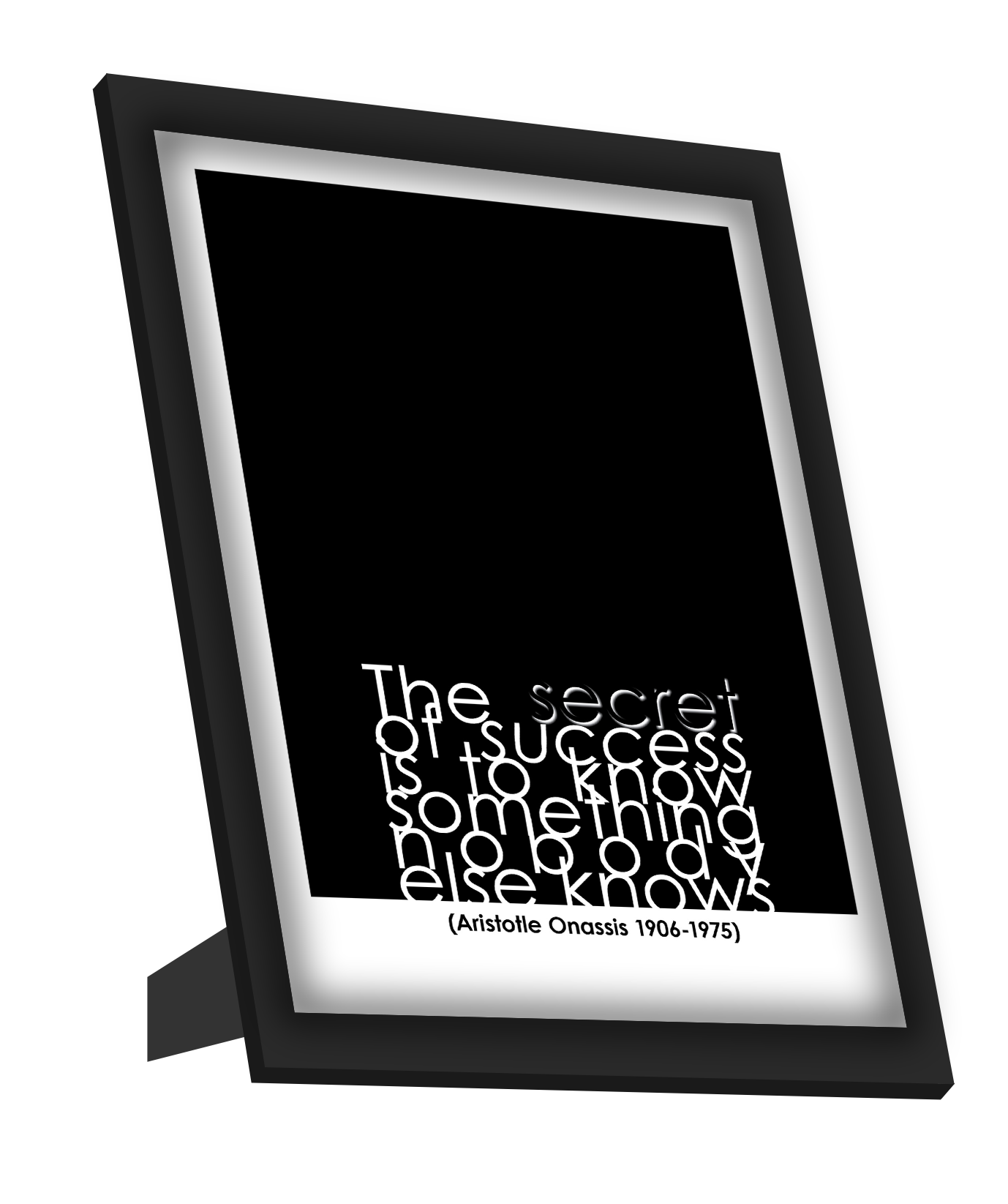 Framed Art, Secret Of Success | Aristotle Framed Art, - PosterGully